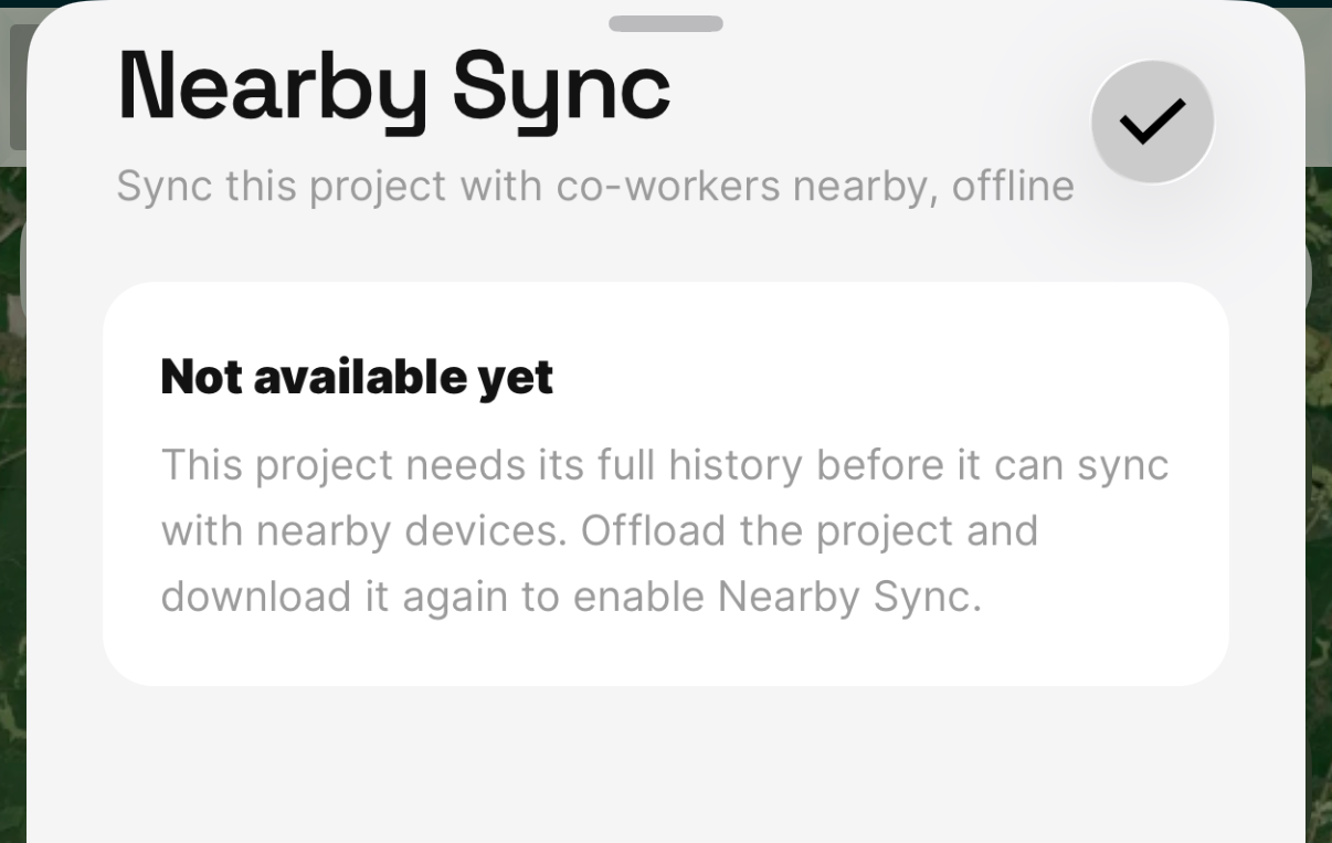 Offload the Project and download it again. The re-download brings the history with it.